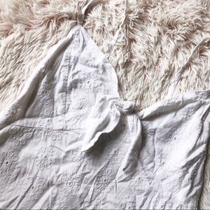 White Eyelet Cami Tank Top Old Navy